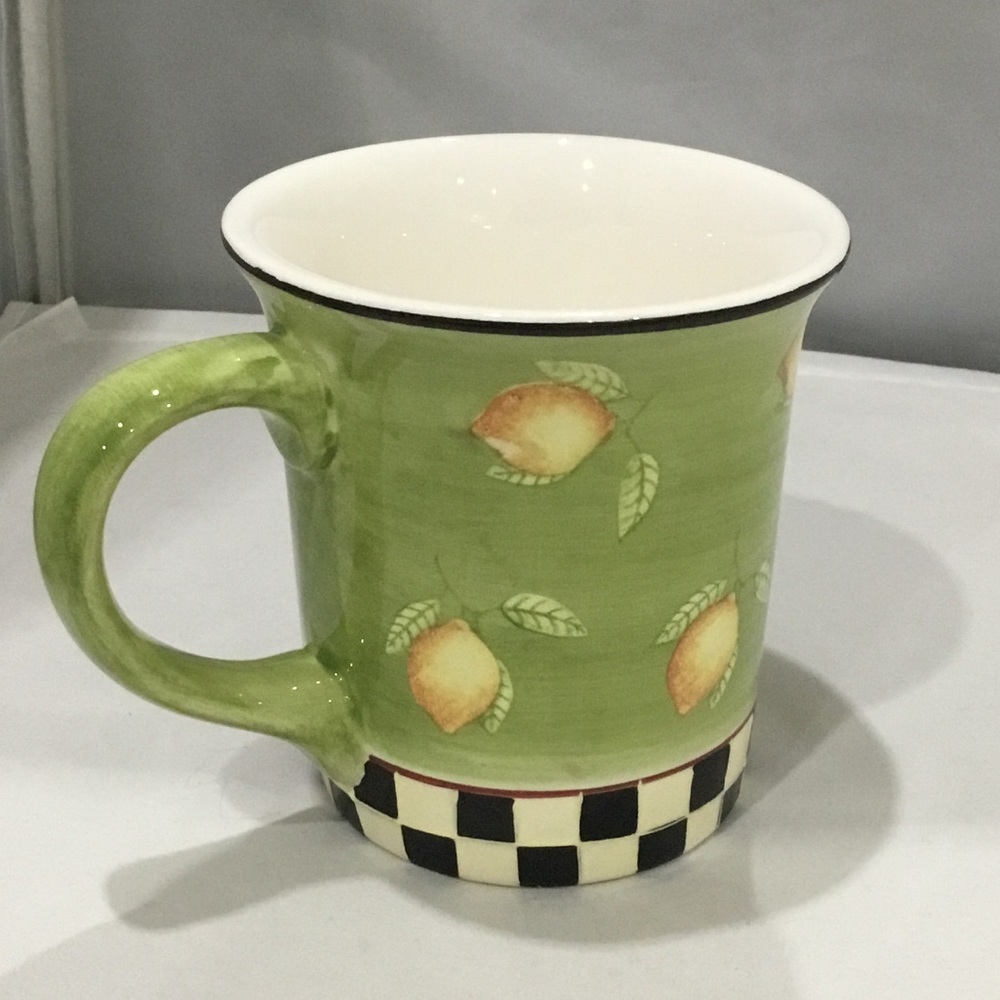 Debbie mumm lemon coffee tea cup